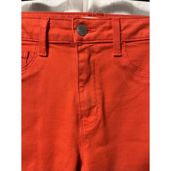 L'AGENCE Bright Orange High Rise Skinny Jeans Size 27 - Picture 3 of 8